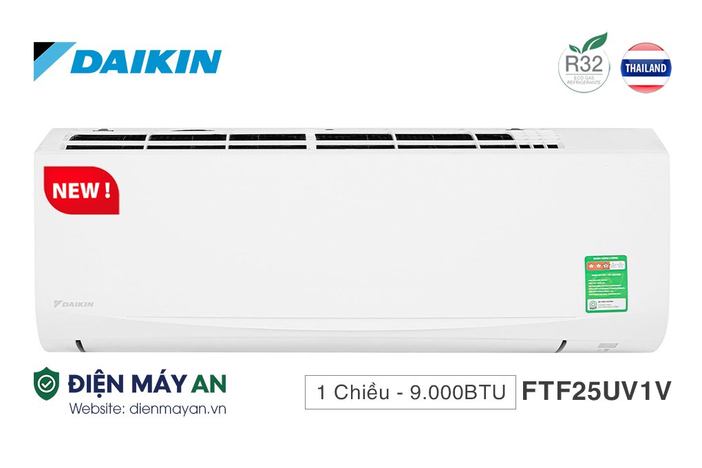 Điều Hòa Daikin 9000BTU 1 Chiều FTF25UV1V