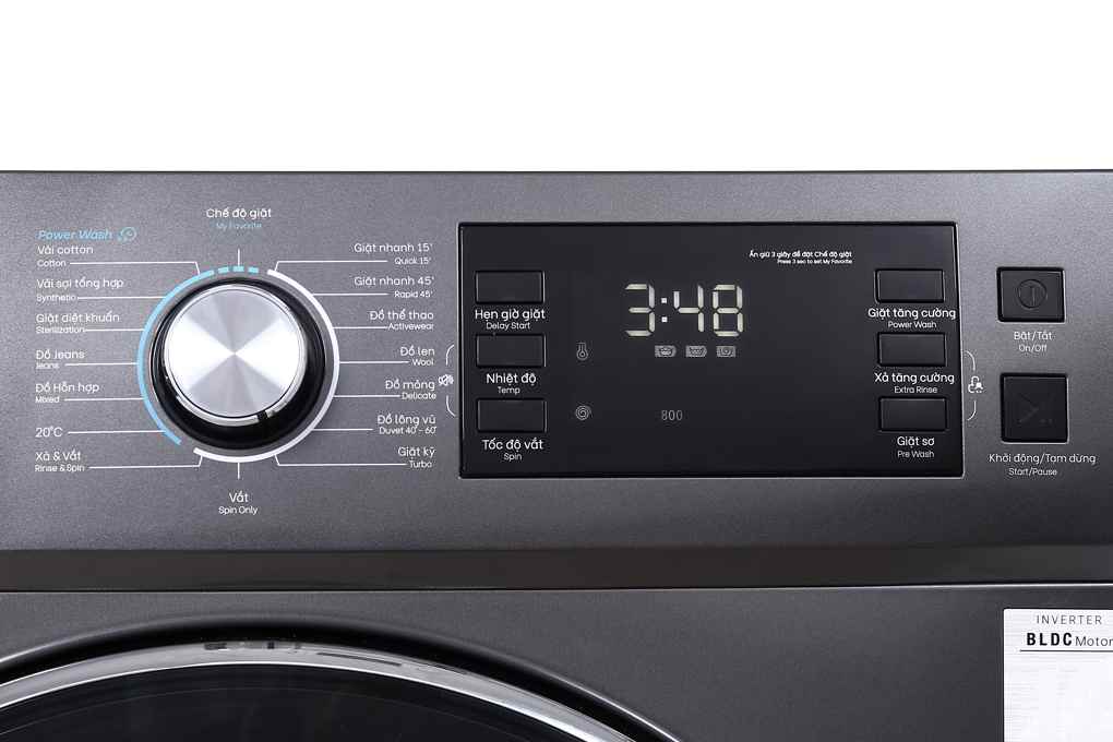 Máy Giặt Casper Inverter 10.5 Kg WF-105I150BGB