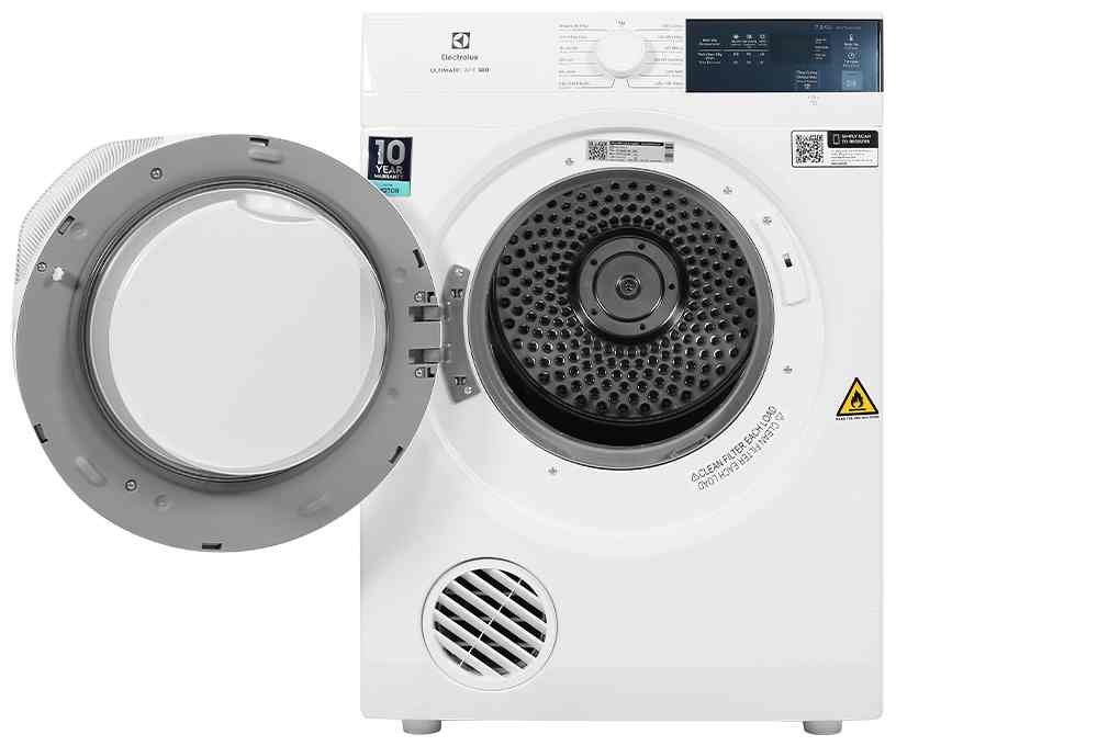Máy Sấy Thông Hơi Electrolux 8.5 Kg EDV854J3WB