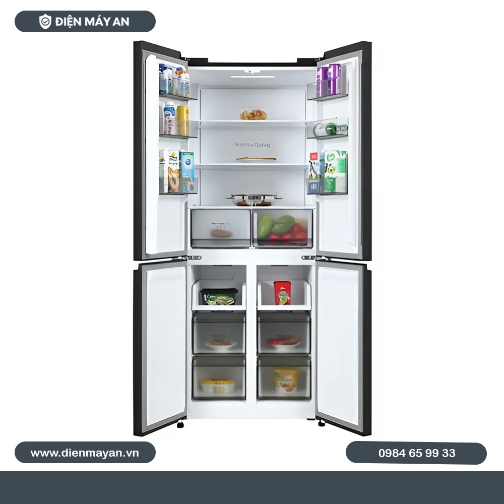 Tủ Lạnh Casper Inverter EcoFresh 430 Lít Multi Door RM-430PB - Giá Tốt