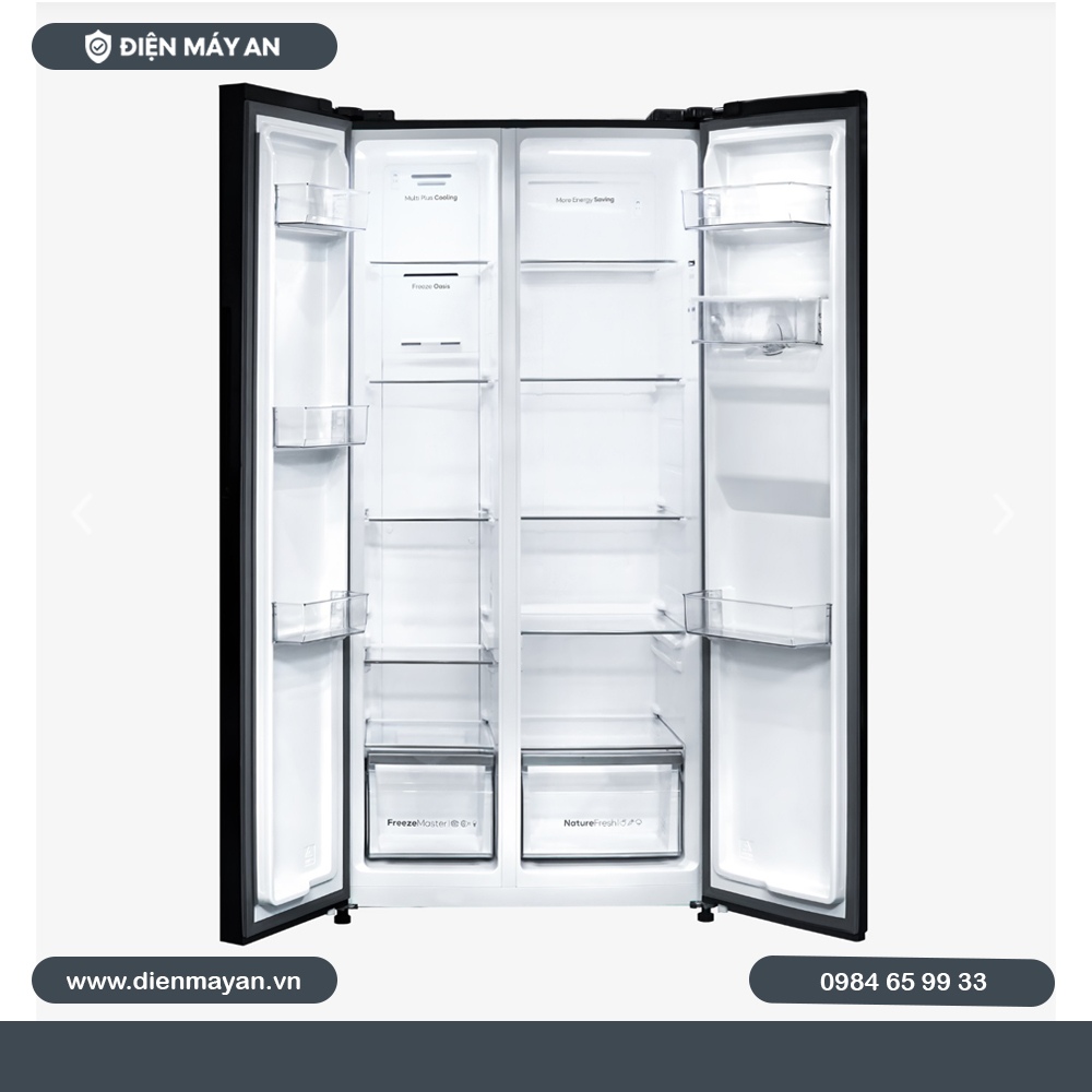 Tủ Lạnh Casper Inverter EcoFresh 458 Lít Side By Side RS-460PBW - Giá Tốt