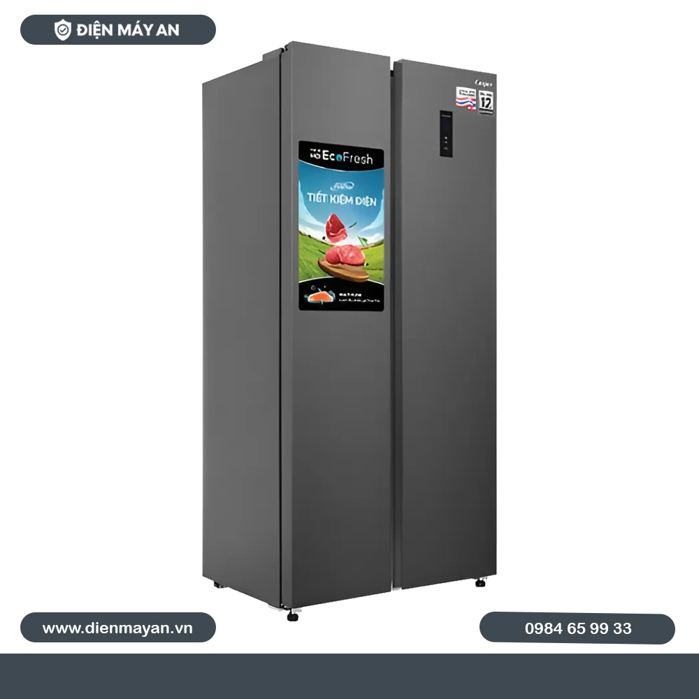 Tủ Lạnh Side By Side Casper Inverter 458 Lít RS-460PG Giá Tốt Nhất