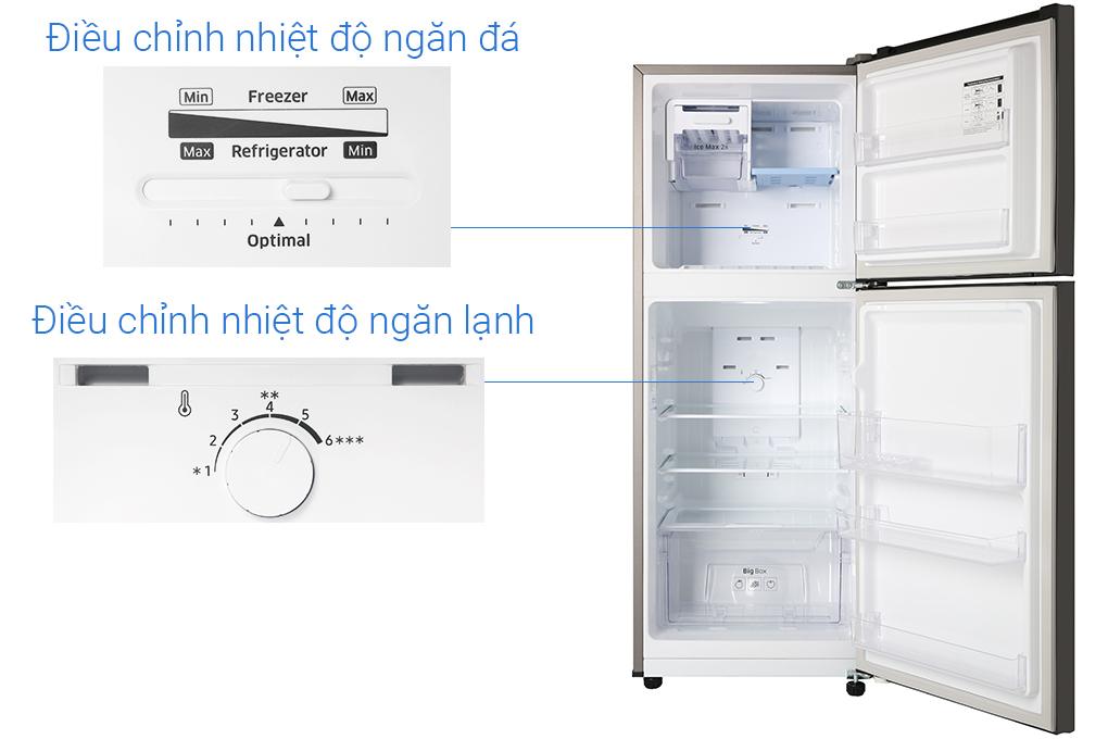 Tủ Lạnh Samsung Inverter 208 Lít RT20HAR8DBU/SV