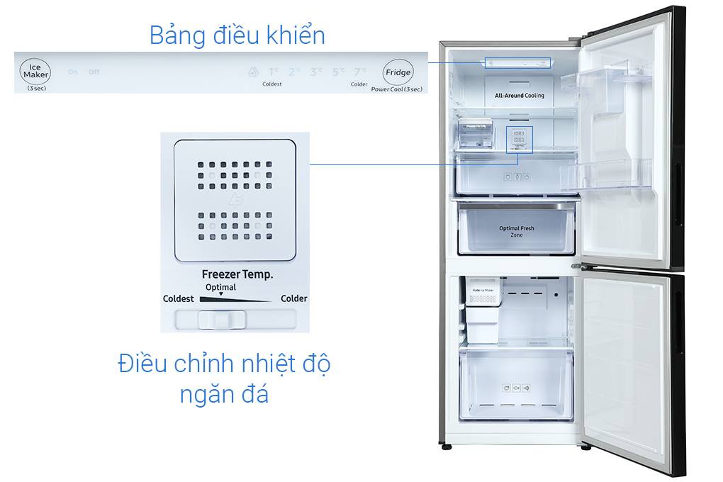 Tủ Lạnh Samsung Inverter 276 Lít RB27N4190BU/SV