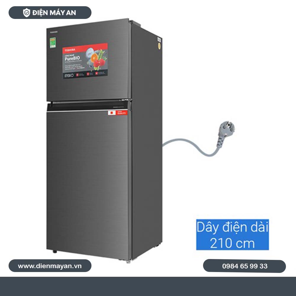 Tủ Lạnh Toshiba Inverter 411 Lít GR-RT559WE-PMV(58)-MM, Giá Tốt, Có Trả Góp