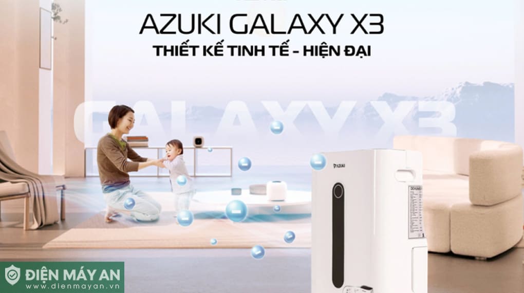 Máy lọc không khí và hút ẩm Azuki Galaxy X3