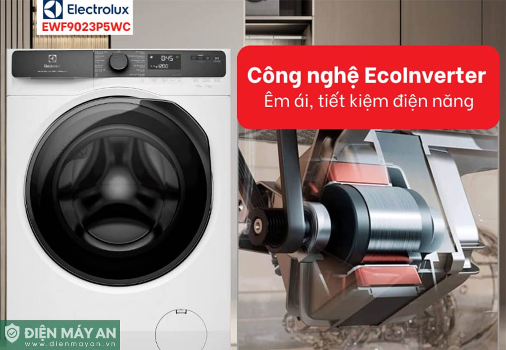 Máy Giặt Electrolux UltimateCare 500 Inverter 9 Kg EWF9023P5WC 