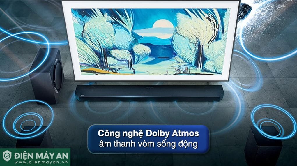 Smart Tivi Khung Tranh The Frame QLED Samsung AI 4K 65 inch QA65LS03F (65LS03F)