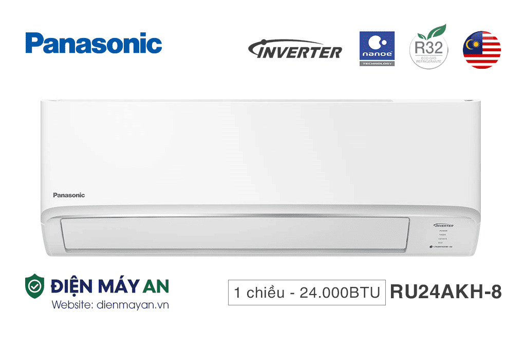 Điều Hòa Panasonic 1 Chiều Inverter 24000BTU CU/CS-RU24AKH-8