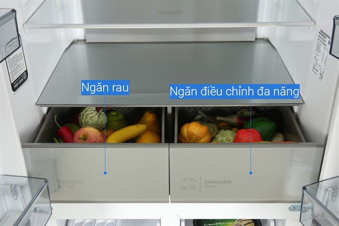 Tủ Lạnh Hitachi Inverter 466 Lít Multi Door HR4N7522DSDXVV