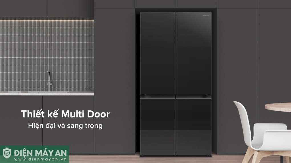 Tủ Lạnh Hitachi Inverter 569 Lít Multidoor R-WB640PGV1 GCK 