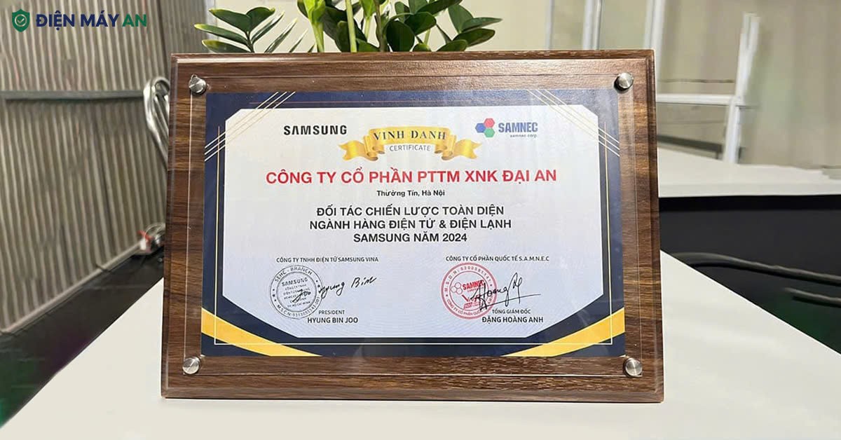 Điện Máy AN – Hành Trình Từ Đại Lý Xuất Sắc Đến Đối Tác Chiến Lược Toàn Diện Cùng Samsung