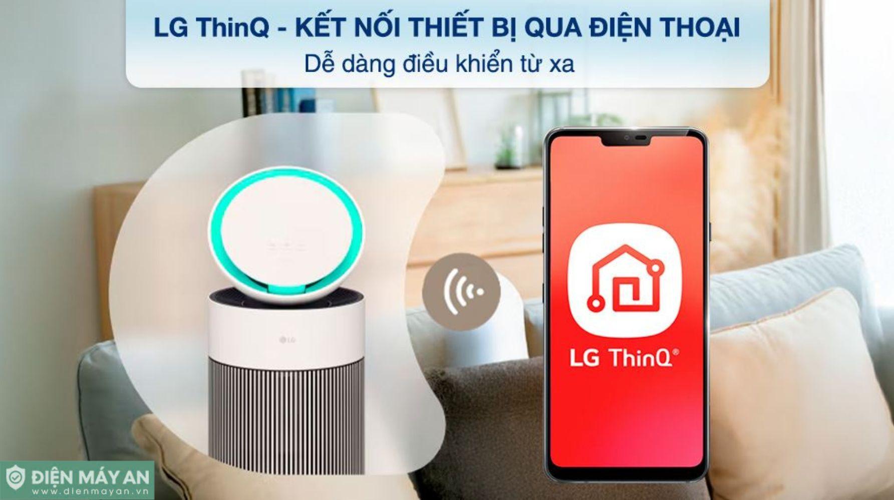 Máy Lọc Không Khí LG PuriCare Aero Booster AS55GGSY0 55W