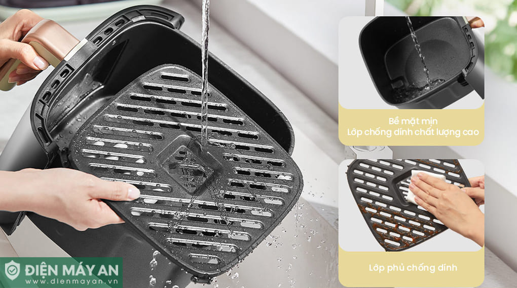Nồi chiên không dầu Comfee 7.5 Lít CAD-75PG00A0