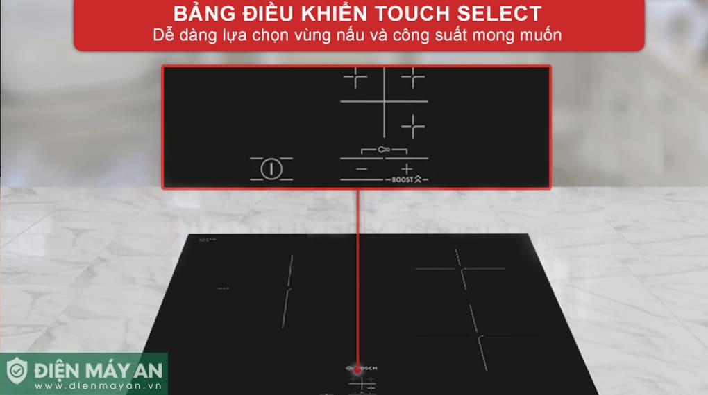 Bếp từ 3 vùng nấu âm Bosch Serie 2 PUC61KAA5E