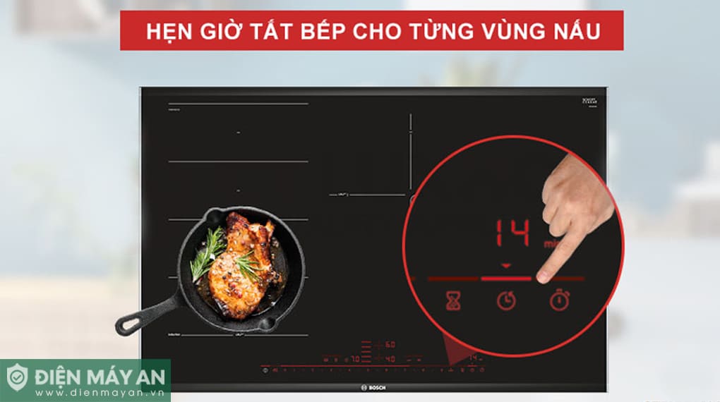 Bếp từ 4 vùng nấu âm Bosch Serie 8 PXE875DC1E