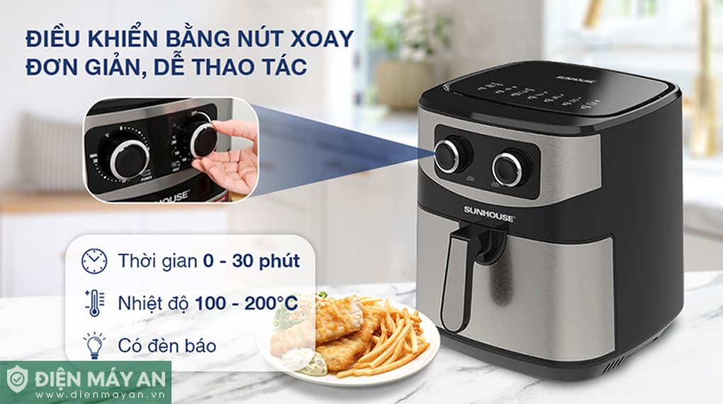 Nồi chiên không dầu Sunhouse SHD4035