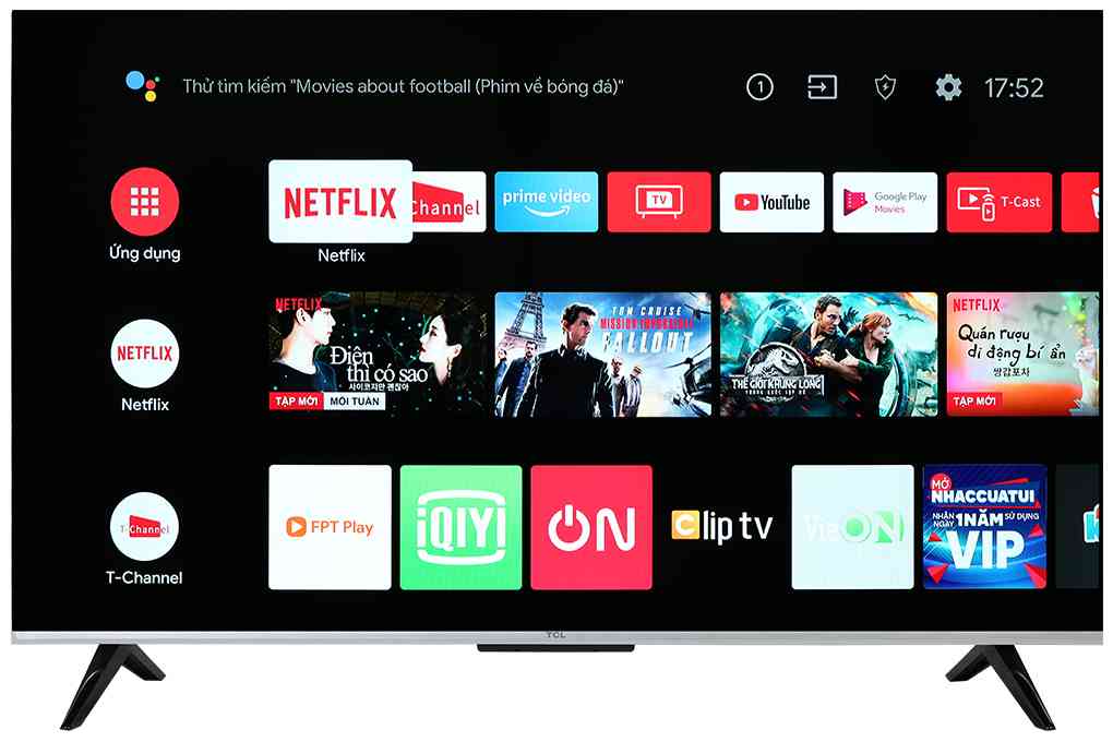 Google Tivi TCL 4K 50 Inch 50P737