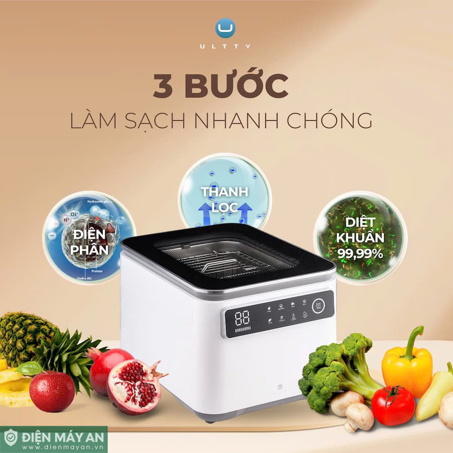 Máy Rửa Thực Phẩm Thông Minh U ULTTY WHF