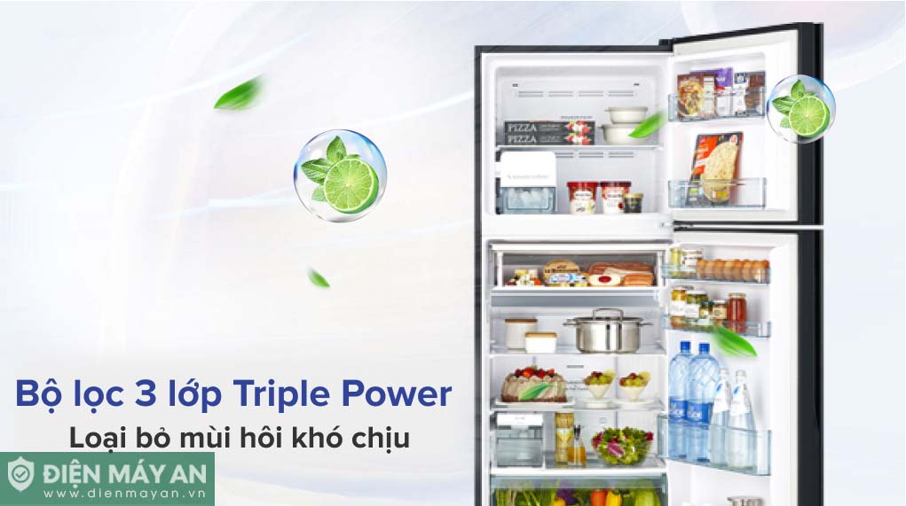 Tủ Lạnh Hitachi Inverter 349 Lít R-FVY480PGV0 GMG