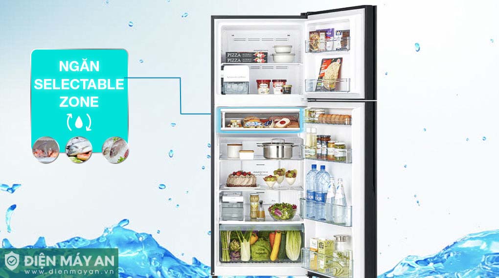 Tủ Lạnh Hitachi Inverter 390 Lít R-FVY510PGV0 GMG 