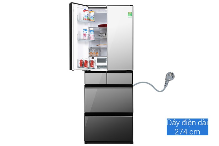 Tủ Lạnh Hitachi Inverter 540 Lít Multidoor R-HW540RV X