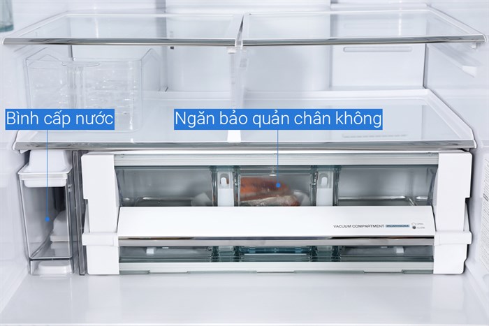 Tủ Lạnh Hitachi Inverter 540 Lít Multidoor R-HW540RV X