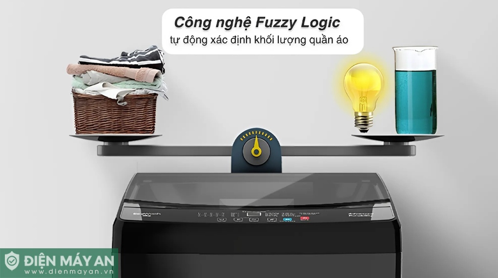 Công nghệ Fuzzy Logic giúp tối ưu hóa chi phí vận hành máy giặt Casper cửa trên WT-10NB3 