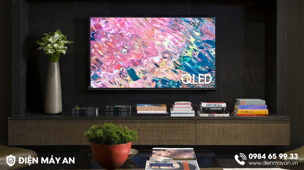 Tuyệt tác thiết kế thanh mảnh của Smart Tivi QLED Samsung 4K 55 inch QA55Q60D thu hút mọi ánh nhìn và gia tăng vẻ sang trọng cho ngôi nhà