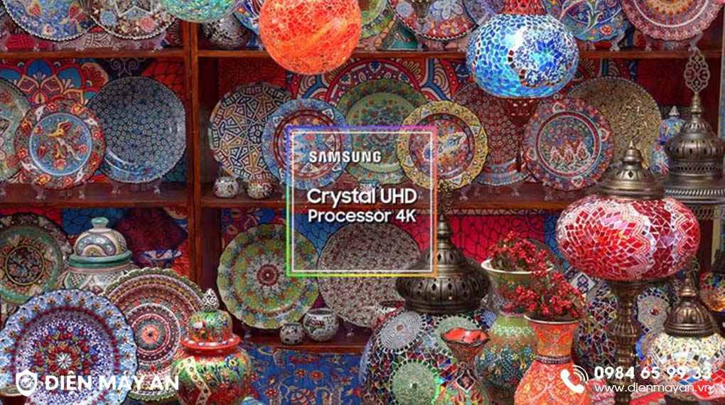 Bộ xử lý hình ảnh Crystal 4K mang lại chất lượng hình ảnh nét căng và lung linh, rực rỡ cho tivi 4K 50DU8500 