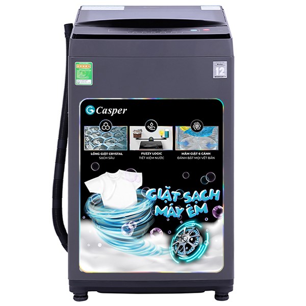 Máy giặt cửa trên Casper Inverter 9.5 kg WT-95I68DGA