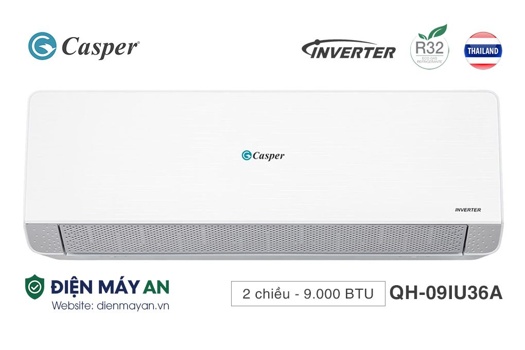 Casper Inverter 9000 BTU 2 chiều QH-09IU36A - Mới 2025