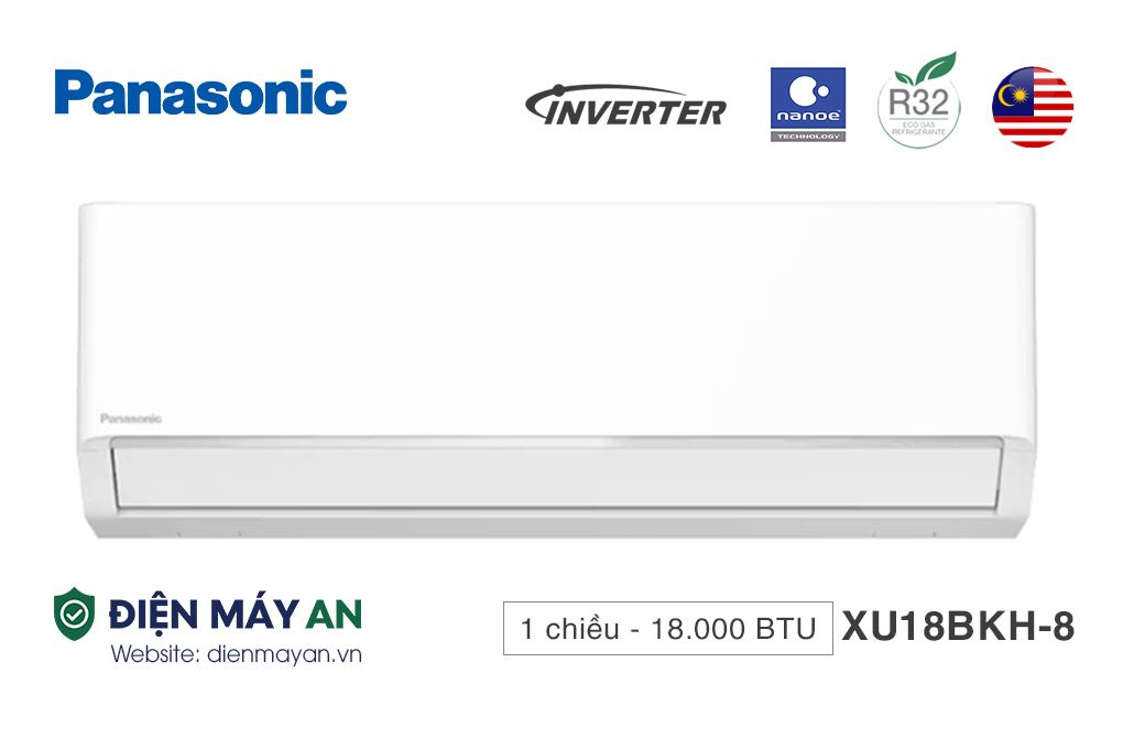 Panasonic Inverter 18.000 BTU 1 chiều CU/CS-XU18BKH-8 - Mới 2025