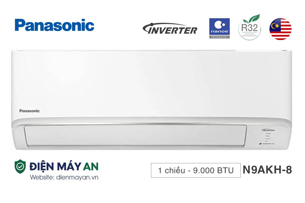 Panasonic 9000 BTU 1 chiều CU/CS-N9AKH-8 - Mới 2025