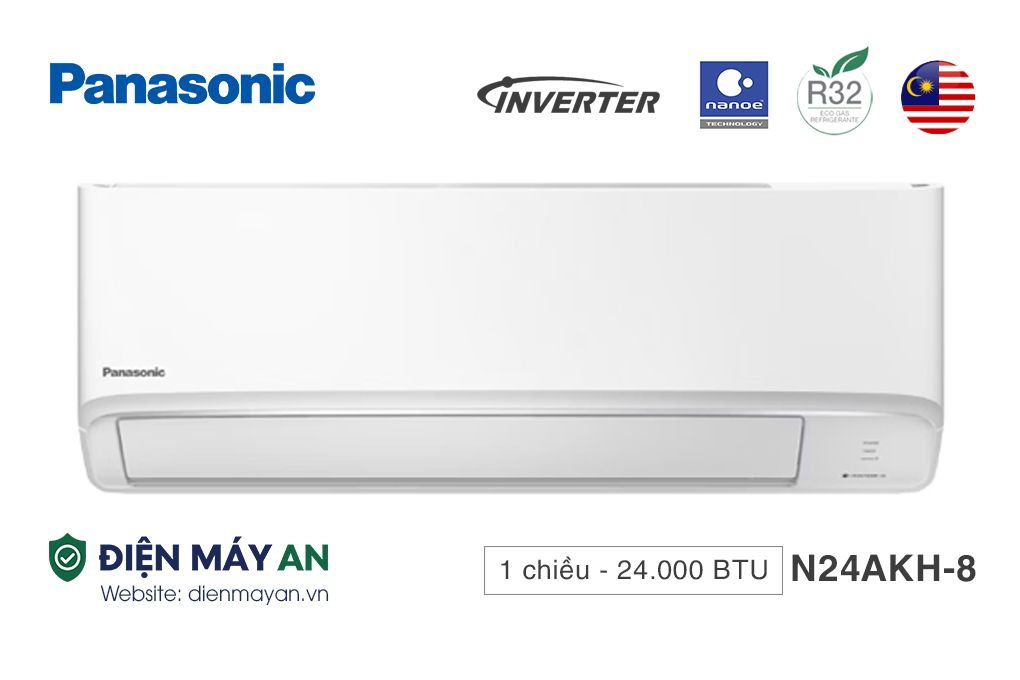 Panasonic 24000 BTU 1 chiều CU/CS-N24AKH-8 - Mới 2025