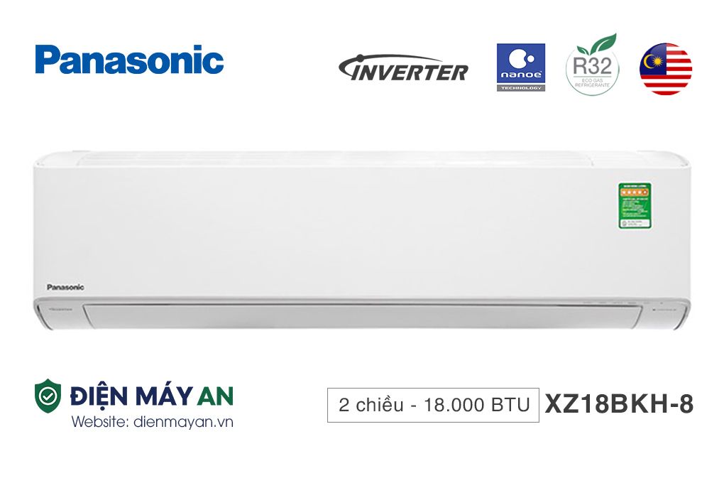 Panasonic Inverter 18000BTU 2 chiều CU/CS-XZ18BKH-8 - Mới 2025