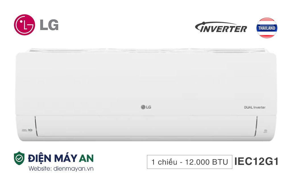 Điều hòa LG Inverter 1 chiều IEC12G1