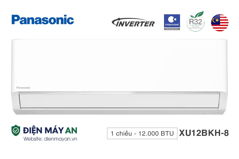 Panasonic Inverter 12.000 BTU 1 chiều CU/CS-XU12BKH-8 - Mới 2025