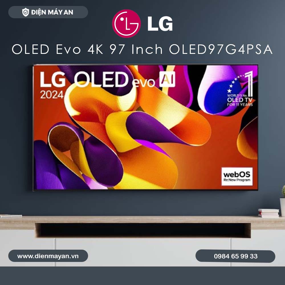 Smart Tivi LG OLED Evo 4K 97 Inch OLED97G4PSA