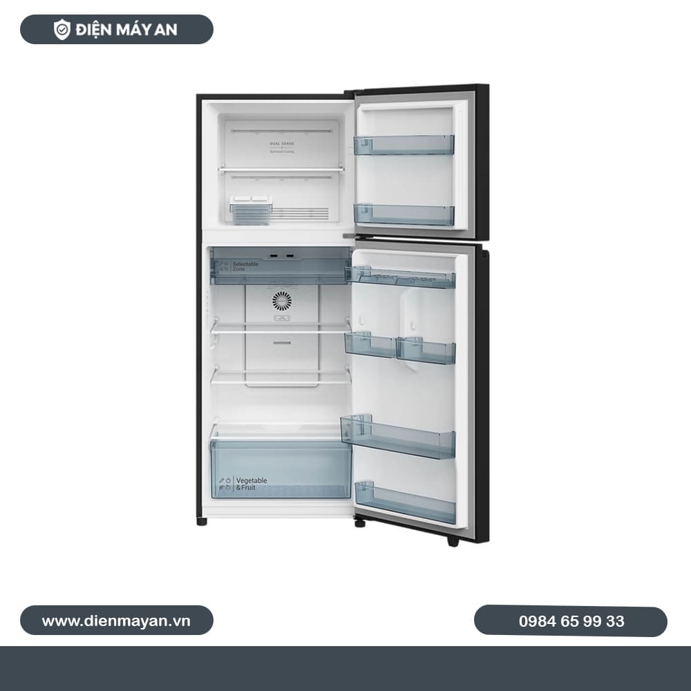 Tủ lạnh Hitachi Inverter 374 lít HRTN6408SGBKVN