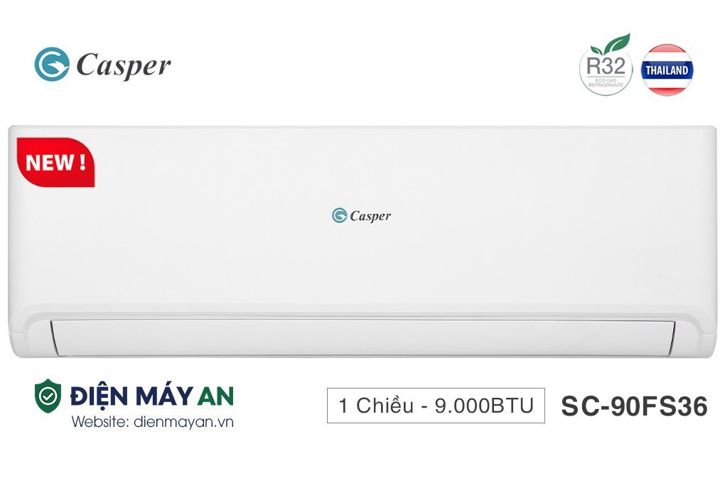 Điều hòa Casper 9000 BTU 1 chiều SC-09FS36 - Mới 2024