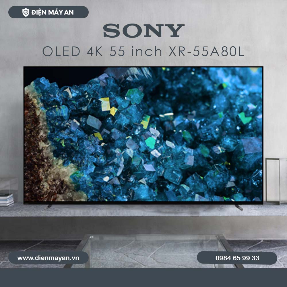 Google Tivi OLED Sony 4K 55 inch XR-55A80L