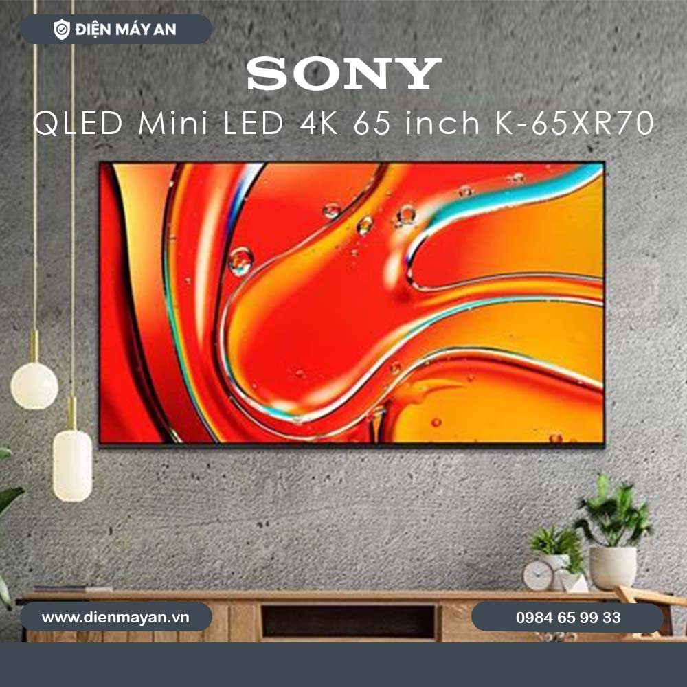 Google Tivi QLED Mini LED Sony 4K 65 inch K-65XR70