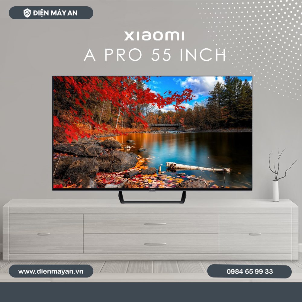 Google Tivi Xiaomi 4K A Pro 55 Inch L55M8-A2SEA - Chính Hãng