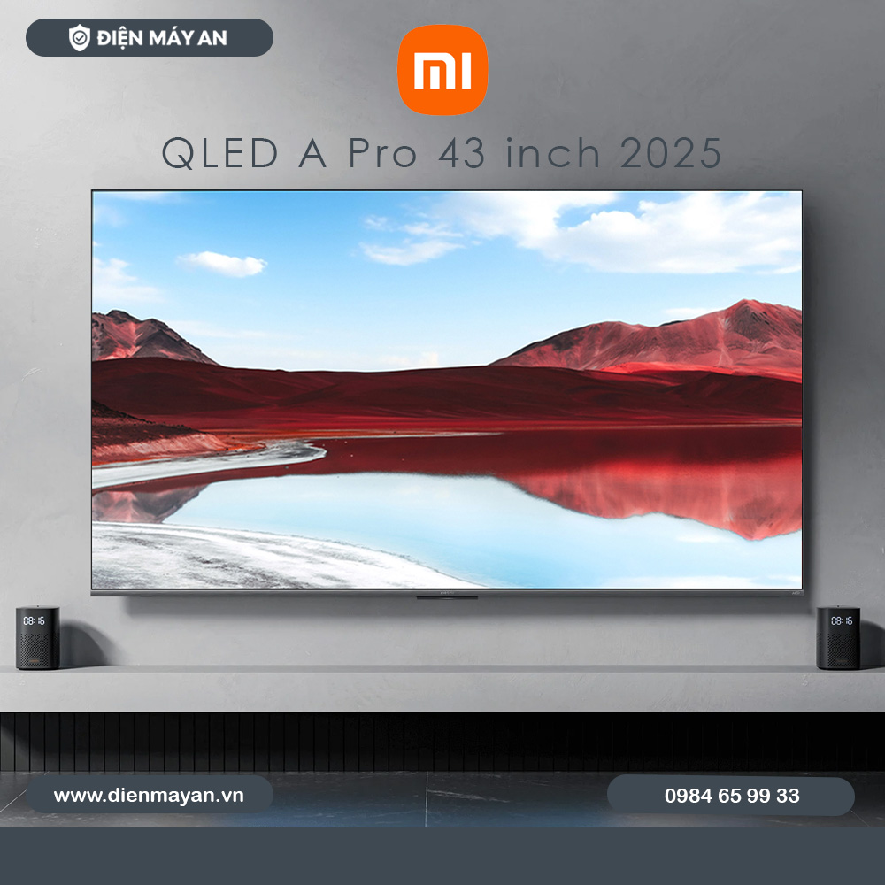 Google Tivi Xiaomi QLED 4K A Pro 43 Inch 2025 L43MA-SSEA - Mới 2024