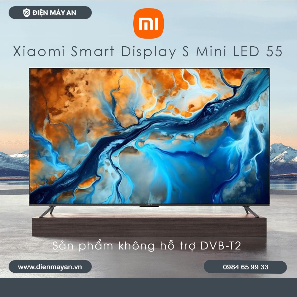 Xiaomi Google TV QLED Smart Display S Mini LED 55 L55MA-SPLEA - Mới 2024