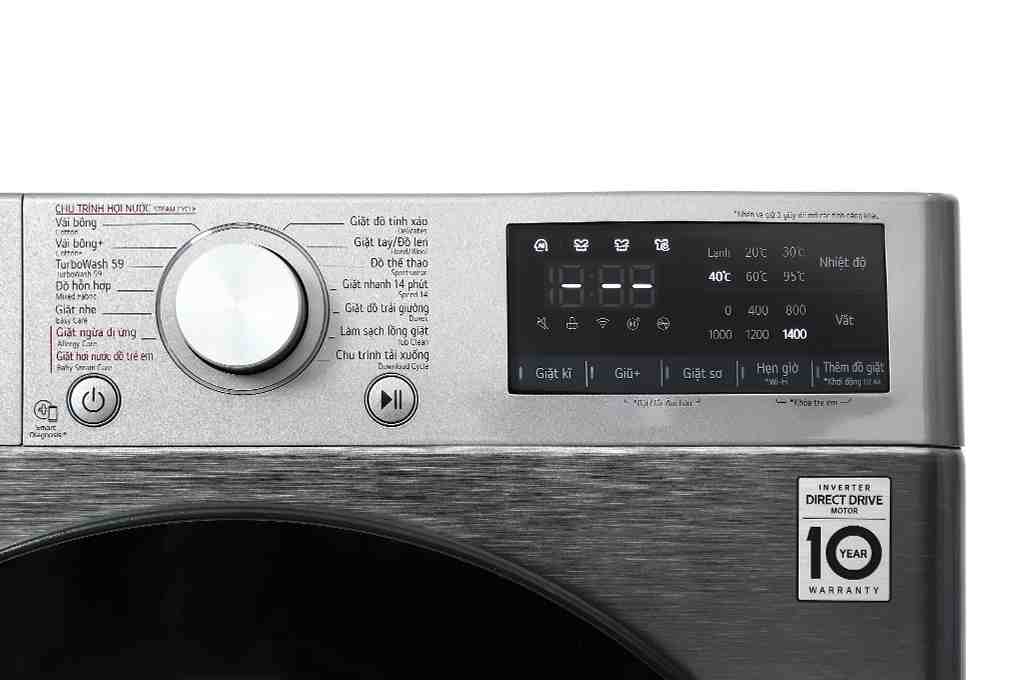 Máy giặt cửa trước LG Inverter 11 kg FV1411S4P