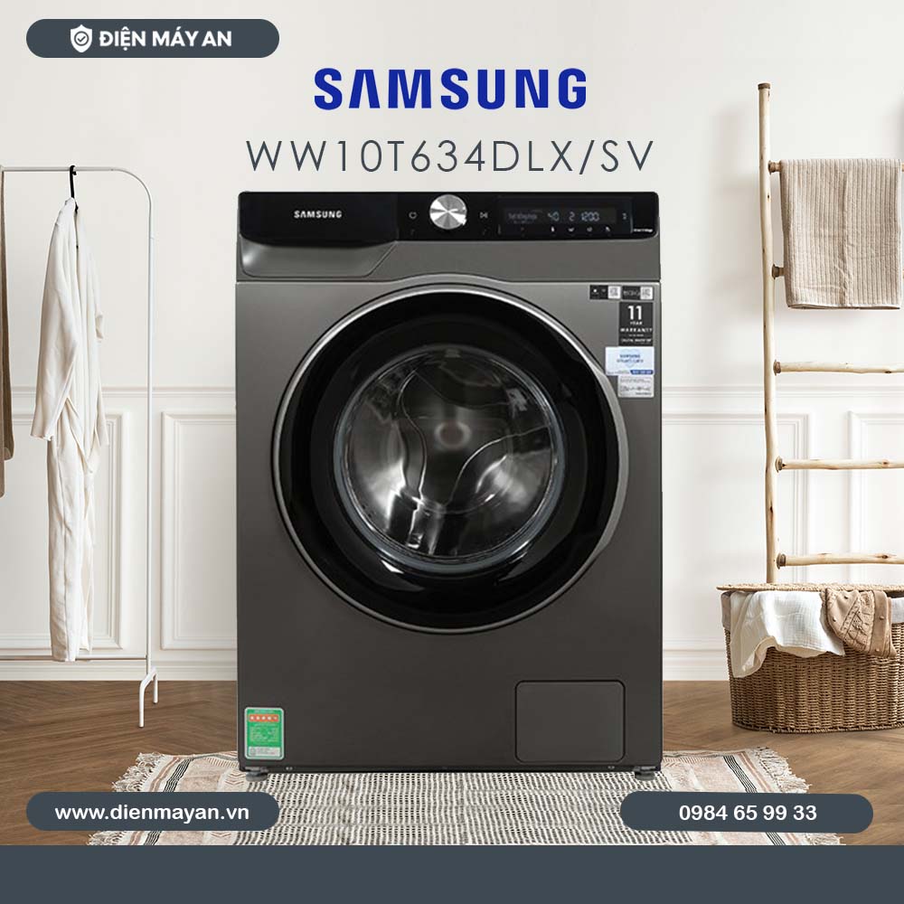 Máy giặt Samsung AI Inverter 10kg WW10T634DLX/SV