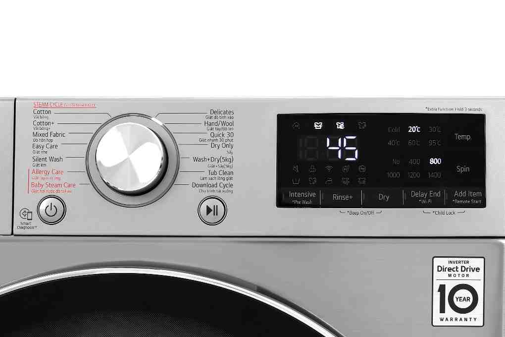 Máy giặt sấy LG Inverter 9 kg Sấy 5 kg FV1409G4V