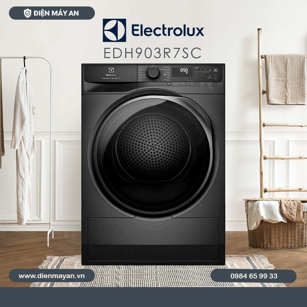 Máy sấy bơm nhiệt Electrolux UltimateCare 9 kg EDH903R7SC - Mới 2024